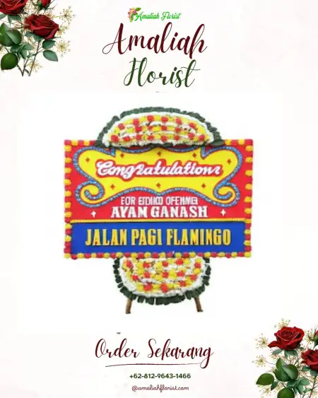 Sewa Papan Bunga Rajek
